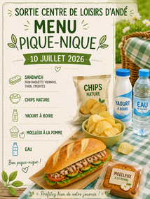 CDL pique-nique du 10 juillet 2026