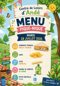CDL pique-nique du 28 juillet 2026